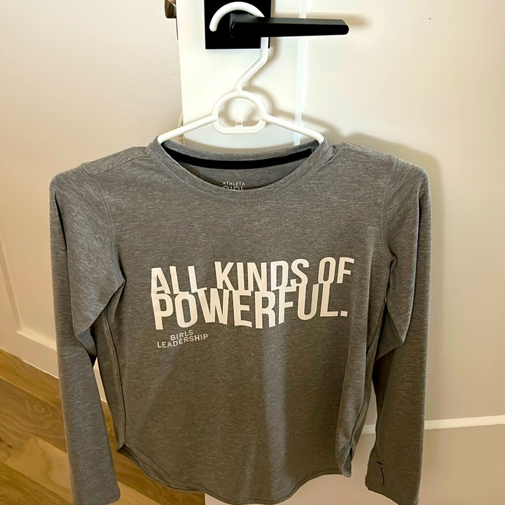 Athleta girl long sleeve shirt